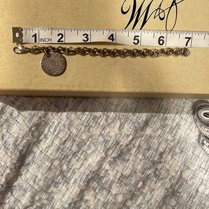 Tiffany & Co. Round charm sterling silver bracelet